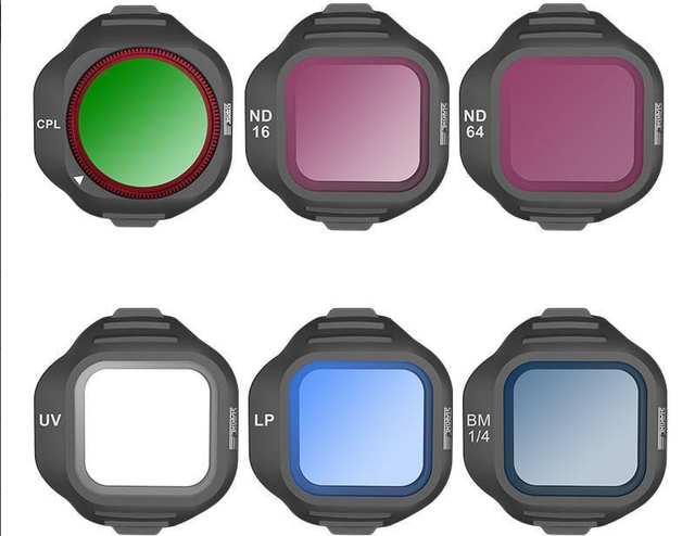 STARTRC 6-Pack ND CPL Lens Filter Set for Mini 5 Pro Multi-Coated HD Nylon Drone Camera Accessories ND8-ND128 CPL Filter Kit