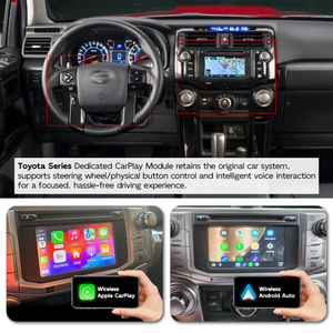 ชุดอินเทอร์เฟซโมดูลถอดรหัสอัตโนมัติของ <span class=keywords><strong>Apple</strong></span> <span class=keywords><strong>Carplay</strong></span> สำหรับ <span class=keywords><strong>Toyota</strong></span> 4Runner/Avalon/Fortuner/ทุนดรา/Land Cruiser/Prius - Product Image 4