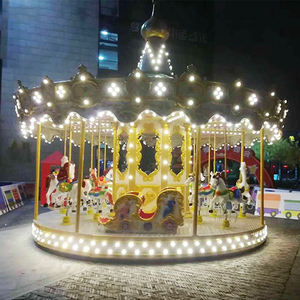 Carrusel <span class=keywords><strong>de</strong></span> Caballitos con Remolque, Equipo <span class=keywords><strong>de</strong></span> Diversión, Tiovivo en Venta - Product Image 6