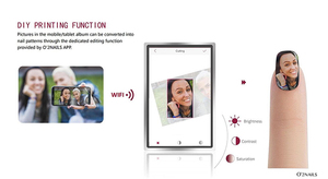 เครื่องทำเล็บมืออาชีพ ขนาด 7 นิ้ว แบบสัมผัส ราคาสุดคุ้ม สำหรับงานศิลปะตกแต่งเล็บ 3 มิติ ด้วยระบบดิจิตอล - Product Image 4