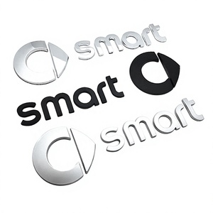 Emblema 3D ABS Plateado y Negro para el Capó Delantero del Coche, Logotipo para la Tapa del <span class=keywords><strong>Maletero</strong></span> Trasero, Adhesivo Decorativo para Automóviles - Product Image 1