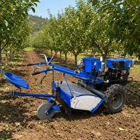 Traktor Dorong 18HP Dengan Rotary Tiller, Mesin Pengolah Tanah Roda Dua untuk Budidaya dan Pengolahan Tanah Pertanian