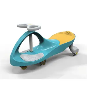 Upgrade Baru Naik Mainan Anak-anak Menggoyang Mobil Senter Bayi Ayunan Mobil 360 Derajat Fleksibel Mengubah Meluncur Bebas BPA Bayi Memutar Mobil
