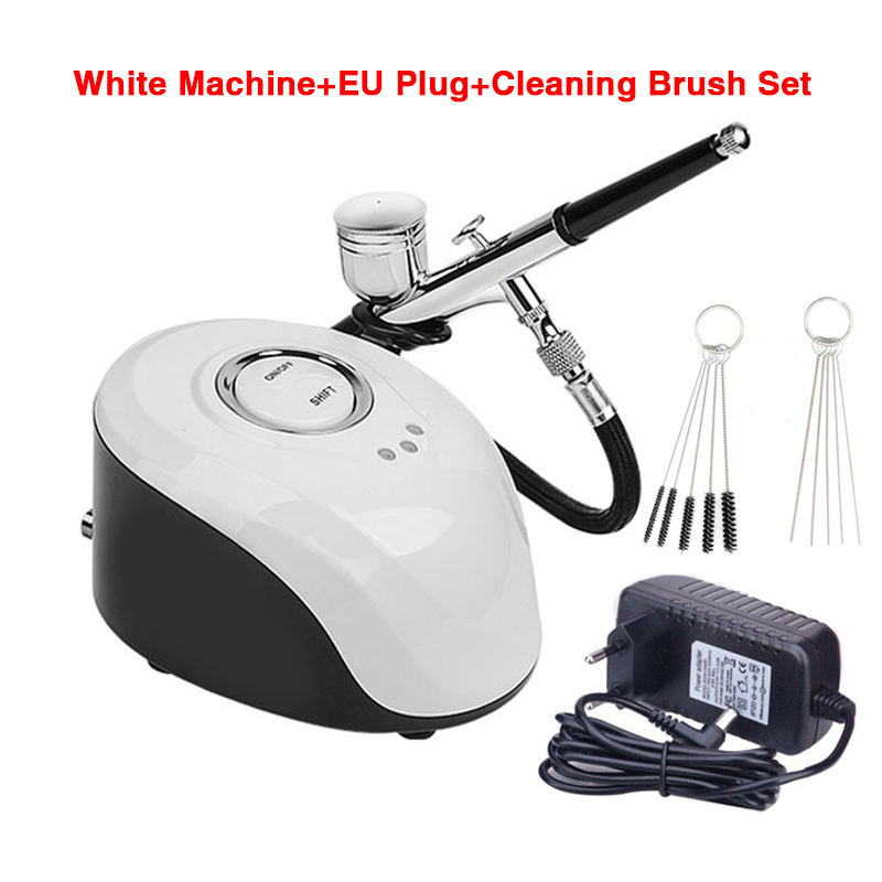 Machine blanche + prise UE + ensemble de brosses de nettoyage