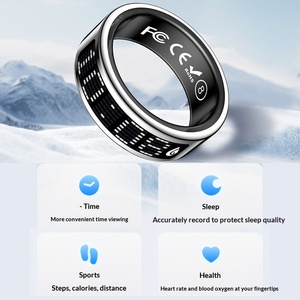Anillo Inteligente con Pantalla Táctil, Monitor de Frecuencia Cardíaca, Oxígeno en Sangre, Sueño, Contador de Pasos, Control de Páginas, Seguimiento de Salud, Anillo de Dedo - Product Image 6