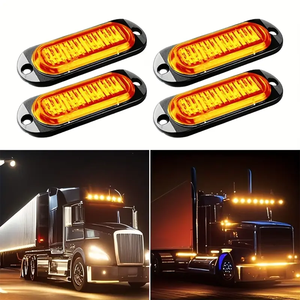 Luz estroboscópica DE EMERGENCIA superbrillante de 4 LED, baliza intermitente, luz de advertencia de nueva condición para camiones, carretillas elevadoras, coches - Product Image 4