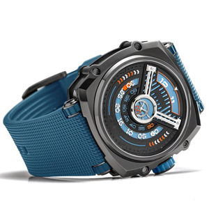 Montre-bracelet automatique pour homme, sportive, créative, <span class=keywords><strong>sans</strong></span> aiguilles, super lumineuse, en acier inoxydable 316L - Product Image 3