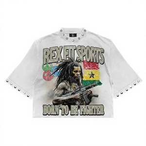 Camiseta Deportiva Rex Ett para Hombre, Corte Regular, Manga Larga, Casual, con Estampado Frontal, 300 Gramos, 100% Algodón Tejido Transpirable - Product Image 4