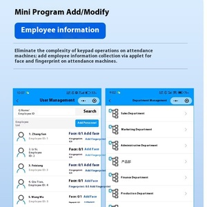 Reconocimiento facial personalizable Asistencia <span class=keywords><strong>Punch</strong></span> <span class=keywords><strong>Machine</strong></span> Sign-In para Sign-In - Product Image 4