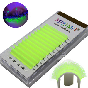 Extensions <span class=keywords><strong>de</strong></span> cils DIY, cils colorés d'anime, cils individuels mélangés <span class=keywords><strong>de</strong></span> 8 à 13 mm, cils fluorescents arc-<span class=keywords><strong>en</strong></span>-ciel, cils <span class=keywords><strong>en</strong></span> grappe - Product Image 3
