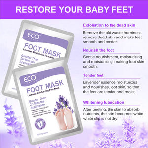 Masque Peel pour les pieds à <span class=keywords><strong>la</strong></span> lavande-Lot de 3 masques pour les pieds secs et morts, les callosités, les talons rugueux-281271 - Product Image 5