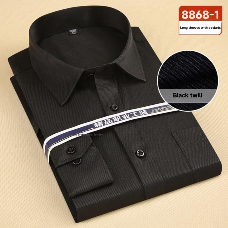 1-Black twill