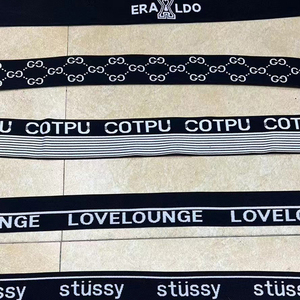 Kustom ketahanan tinggi nilon <span class=keywords><strong>Jacquard</strong></span> anyaman anyaman anyaman tali tangan gaya Herringbone dengan tepi pembungkus untuk Laptop sepatu bagasi - Product Image 2