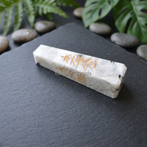 Torre de Reiki de Piedra Lunar Arcoíris Tallada y Grabada, Gema de Ágata, Estilo Amoroso, Artículo Coleccionable, Proveedor Mayorista de Productos Metafísicos - Product Image 2