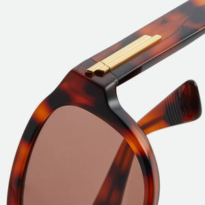 Bottega BV Retro Oval Sunglasses Timeless Design Comfortable Fit for Daily Outdoor Activities Veneta - Product Image 3