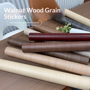 Nouveau <span class=keywords><strong>papier</strong></span> <span class=keywords><strong>peint</strong></span> auto-adhésif en grain de bois épais de style chinois, résistant à l'humidité, pour ordinateurs de bureau, armoires, meubles, rénovation Boeing - Product Image 1