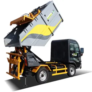 12% Discount Electric Garbage Truck Side-loading Lift Trash Can Electric Garbage Truck