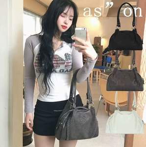 韩版小众品牌ASON时尚防水拉链流浪者包博主同款摩托车肩腋下包大容量 - Product Image 2