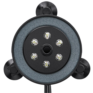 Aquarium LED Light 4 Lighting Modes &amp; 16 Colors Plastic Fish Tank Underwater Bubbler &amp; Air <strong>Stone</strong> Disc for Water Use - Product Image 2