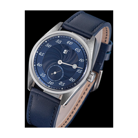Montres mécaniques en acier pour affaires, avec affichage de l'heure unique et calendrier similaire, conçues en usine et personnalisables par lots, pour la marque des clients