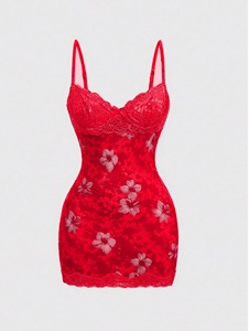 <span class=keywords><strong>Mini</strong></span> <span class=keywords><strong>abito</strong></span> a trapezio di alta qualità in <span class=keywords><strong>raso</strong></span> di alta qualità Sexy in pizzo canotta Vintage floreale senza schienale vita naturale traspirante estate - Product Image 4