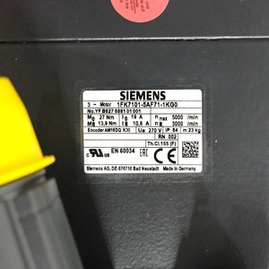 Moteur servo 1FK7101-5AF71-1KG0, variateur servo industriel SIMOTICS, moteur pour l'assemblage semi-conducteurs et électronique, SIEMENS, vente en gros - Product Image 4