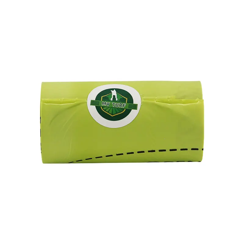 2022 Wholesale large excrement biodegradable roll cat dog poop bag for custom logo