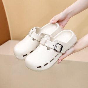 Mules da <span class=keywords><strong>donna</strong></span> estive, nuovo arrivo, sandali chiusi da esterno con suola morbida e spessa, stile ciabatta in EVA - Product Image 1