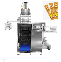 Machine d'emballage automatique haute vitesse et haute précision pour sachets multi-lignes (6 lignes) de sucre, café, sel, granulés et bâtonnets