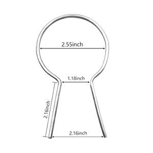 Attaches de clôture préfabriquées et pinces pour <span class=keywords><strong>grillage</strong></span> métallique pour poteaux en T galvanisés de 2 pouces, clôtures extérieures et clôtures en <span class=keywords><strong>grillage</strong></span> métallique - Product Image 2