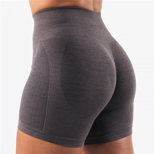 Vente en gros de shorts de motard de yoga sans couture pour femmes gym <span class=keywords><strong>fitness</strong></span> shorts de motard sans couture en nylon pour femmes yoga des fesses - Product Image 5