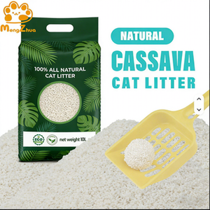 منجتشوا OEM ODM رمل قطط طبيعي قابل للغسل وصديق للبيئة من الكسافا مع تحكم إضافي في الروائح برائحة الورد واللافندر للبيع بالجملة - Product Image 1