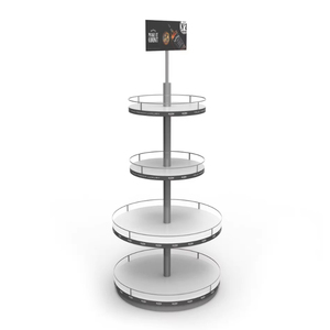 Exhibición de <span class=keywords><strong>metal</strong></span> de pie personalizado al por menor producto de vino botella de licor estante de tienda estante de exhibición estantes de supermercado - Product Image 1