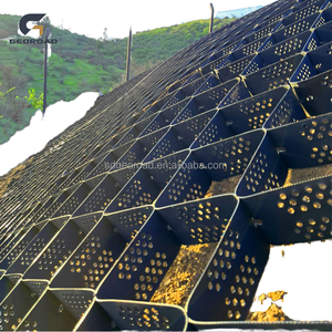 Hệ thống geocell <span class=keywords><strong>HDPE</strong></span> để bảo vệ mái dốc trong xây dựng đường bộ ứng dụng tường chắn ngoài trời được sản xuất tại Malaysia - Product Image 1