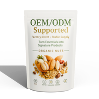 Emballage alimentaire refermable personnalisé avec fermeture éclair pour sachet debout, idéal pour le thé en poudre, le café, le matcha