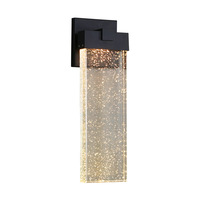 Applique murale LED moderne en cuivre avec télécommande et fonction de variateur d'intensité, design contemporain pour l'extérieur, escalier, jardin, patio, couloir