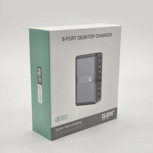 محول سطح المكتب <span class=keywords><strong>Gallium</strong></span> PD galliride W شاحن USB متعدد الوظائف 8 منافذ مع Type-C للاستخدام عبر الحدود - Product Image 2