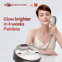 Máquina Facial Beautyfish Skin Glow, Terapia de Luz Roja, Masaje Frío, Lifting Facial, Pantalla Táctil, Antienvejecimiento, 1 Unidad para Uso Doméstico