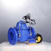 Vanne de contrôle hydraulique industrielle à flotteur à distance en fonte ductile, extrémité à bride, certifiée ISO9001, norme ANSI, pour eau, OEM PN16