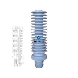 Aislador de buje personalizado de alta resistencia dieléctrica 33kv 17kv para transformador - Product Image 1