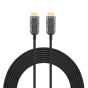 <span class=keywords><strong>Fibra</strong></span> óptica trenzada de alta velocidad negra de 10m para <span class=keywords><strong>cable</strong></span> HD MI con chaqueta de PVC Resolución 8K para <span class=keywords><strong>Amazon</strong></span> Basics - Product Image 1