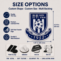 Écussons personnalisés d'usine – Étiquettes logo 3D en TPU pour vêtements, chaussures, sacs, accessoires et fournitures graphiques