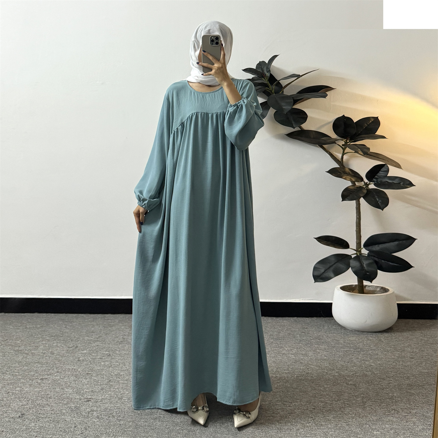 Islamic Clothing Full Sleeve Loose Prayer Dresses O-neck Solid Ramadan Maxi Dresses Women Kaftans Abaya Muslim Modest Dresses| Alibaba.com Islamic Clothing Full Sleeve Loose Prayer Dresses O-neck Solid Ramadan Maxi Dresses Women Kaftans Abaya Muslim Modest Dresses| Alibaba.com