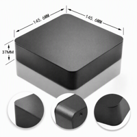 Boîtier de projet électronique pour mini PC industriel, boîtier personnalisé en aluminium extrudé CNC, ensemble mini ITX de bureau, boîtiers en aluminium