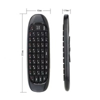 C120 Air Mouse 2.4G WL Fly Mouse Backlit Voice Mini Keyboard Mouse Remote Control Digunakan untuk Android TV Box Smart TV PC Proyektor