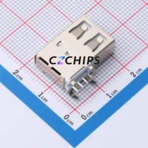 ZX-TYPEA-2-CCM4 USB Connector Through hole Component (THT) Connector Type-A Female Side Insert 4P - Product Image 2