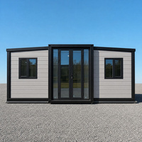 Structure en acier économique, modulaire, en kit, durable, installation facile, maisons préfabriquées, maison conteneur extensible