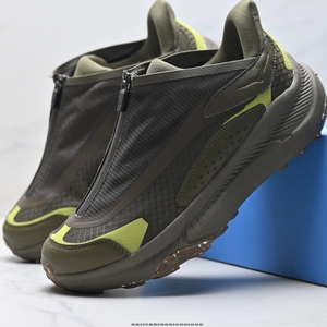 Nuevas Zapatillas Deportivas de Exterior con Cremalleras, Estilo de Una Sola Tira, Estilo Papá, Transpirables, de Suela Gruesa, Casuales, para Primavera y Otoño, con Empeine de Cuero Genuino - Product Image 3