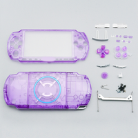 Baru Transparan Konsol Game Shell Aksesoris untuk PSP 3000 Konsol Set Lengkap Tombol Perbaikan Bagian Penggantian Shell DIY