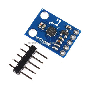 GY-273เข็มทิศอิเล็กทรอนิกส์ HMC5883L QMC5883L 3V-5V โมดูลสนามแม่เหล็กสามแกนเซ็นเซอร์เข็มทิศเข็มทิศ - Product Image 3